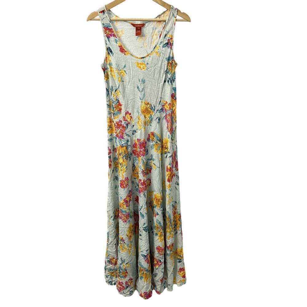 Sundance Neroli Maxi Dress Small Rayon Summer Floral Boho Cottagecore Bloomcore - Picture 2 of 10